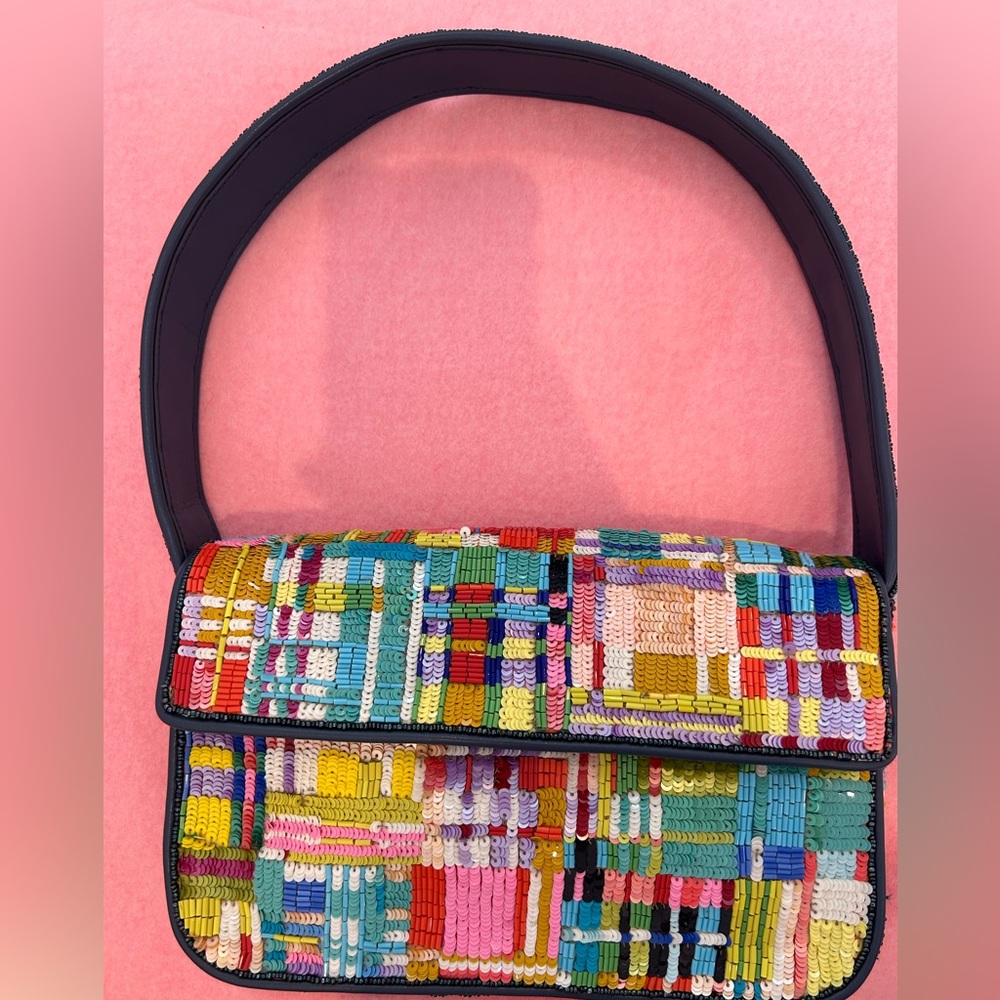 Staud beaded tommy bag